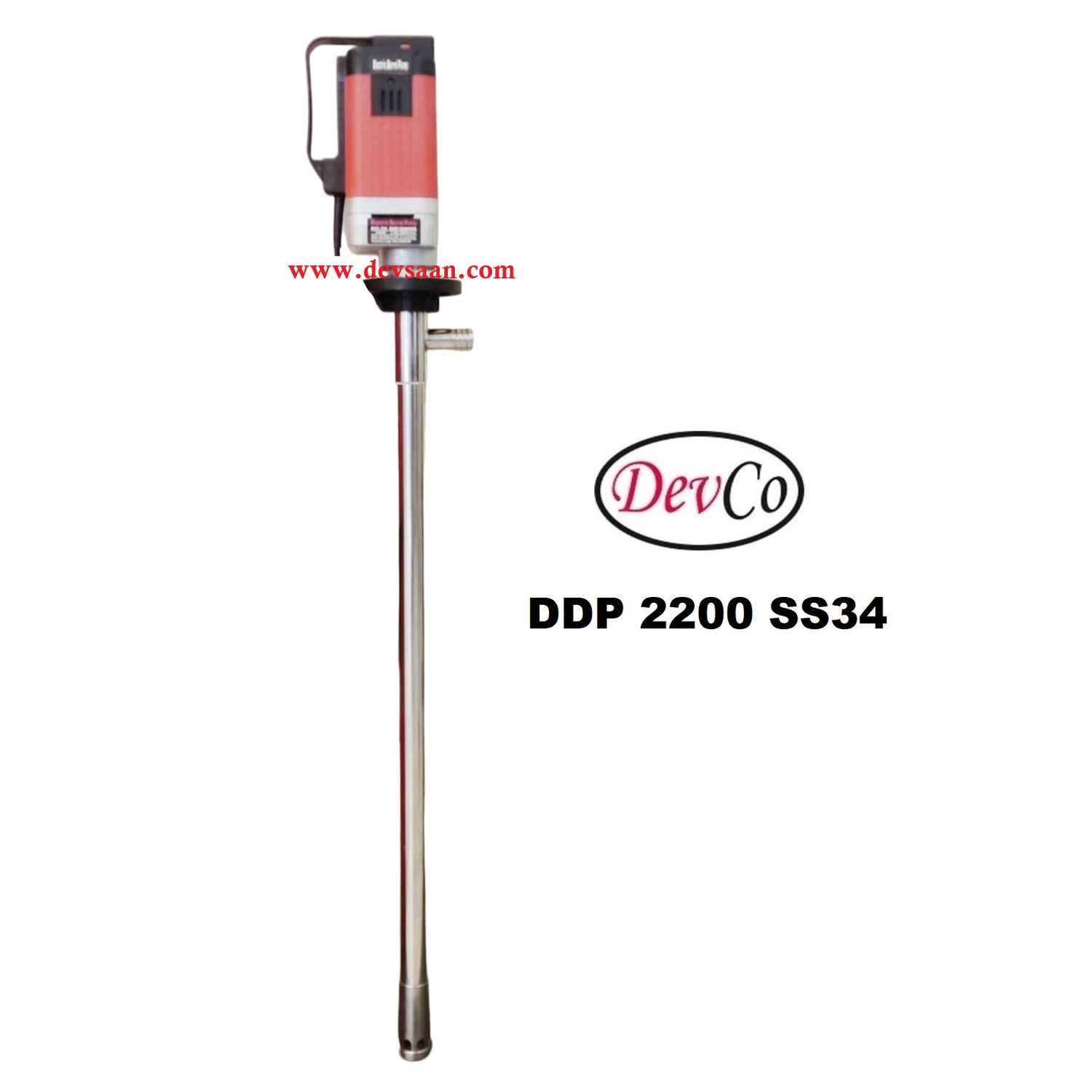 Drum Pump SS-304 DDP 2200 SS34 Pompa Drum