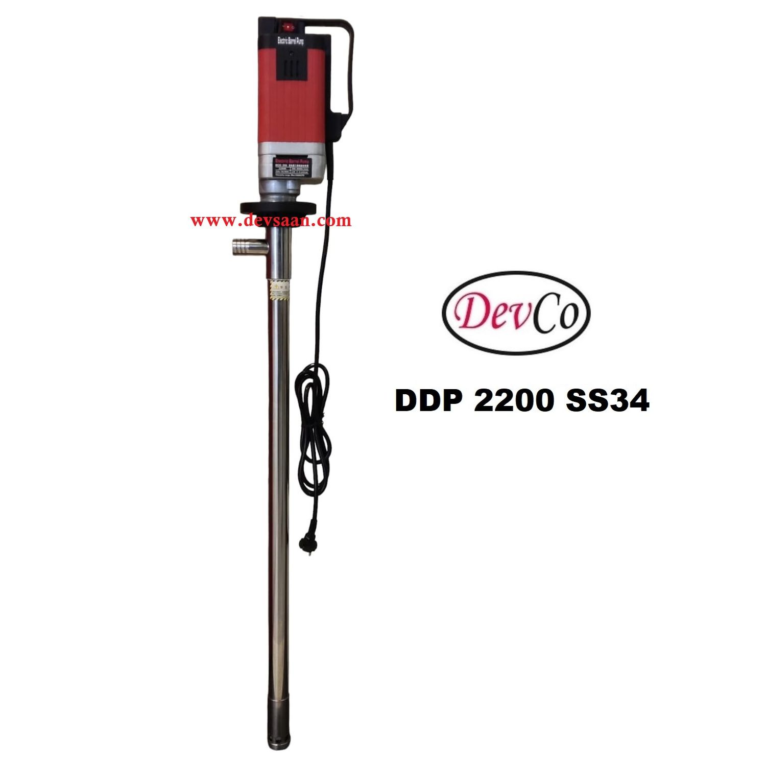 Drum Pump SS-304 DDP 2200 SS34 Pompa Drum