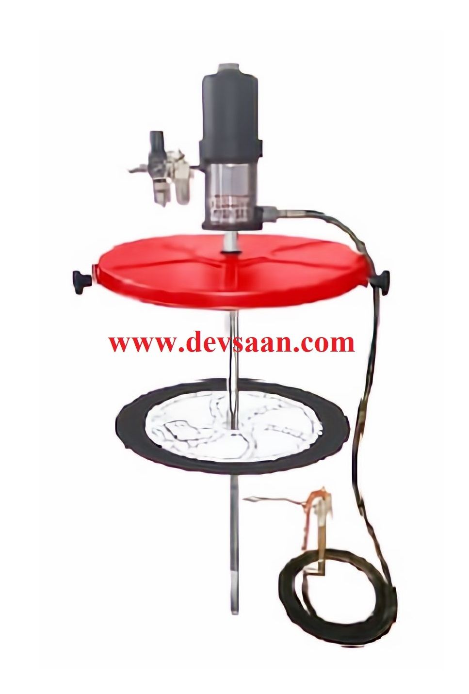 D600 Pneumatic Grease Lubricator Pump - 940 mm
