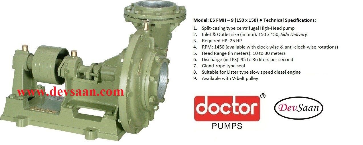 Split Casing Centrifugal Pump ESFMH-9 Pompa Volute