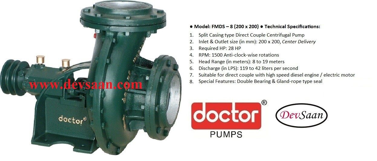 Split Casing Centrifugal Pump FMDS-8 Pompa Volute