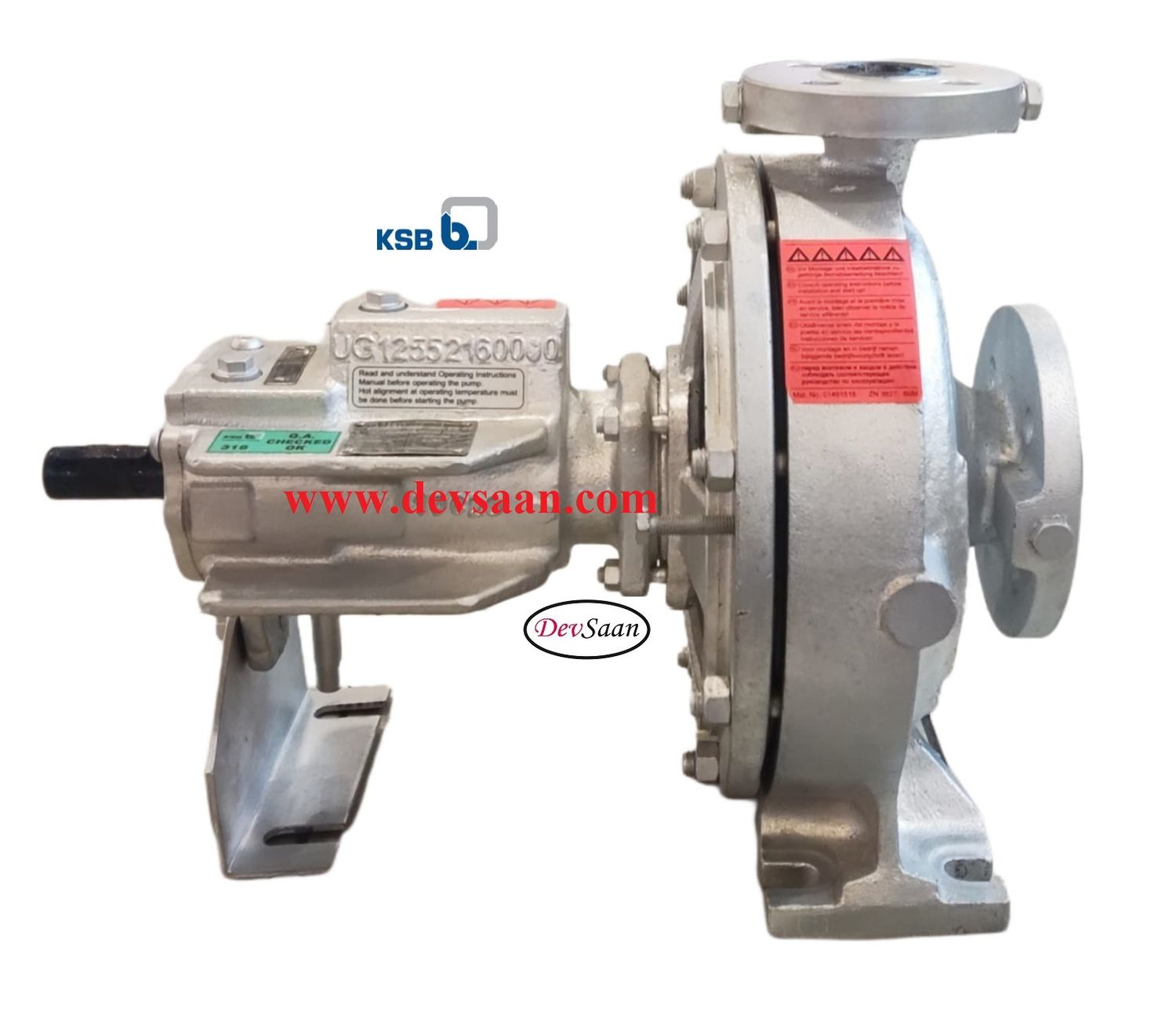 Thermic Fluid Pump Etanorm SYT ETNY 040-025-200 Pompa Sentrifugal Oli Panas