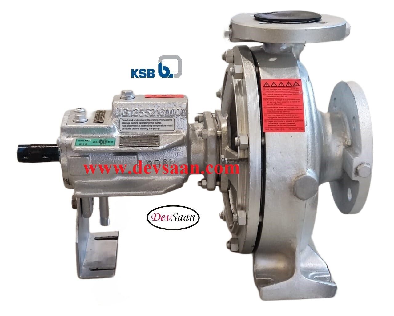 Thermic Fluid Pump Etanorm SYT ETNY 065-040-200 Pompa Sentrifugal Oli Panas