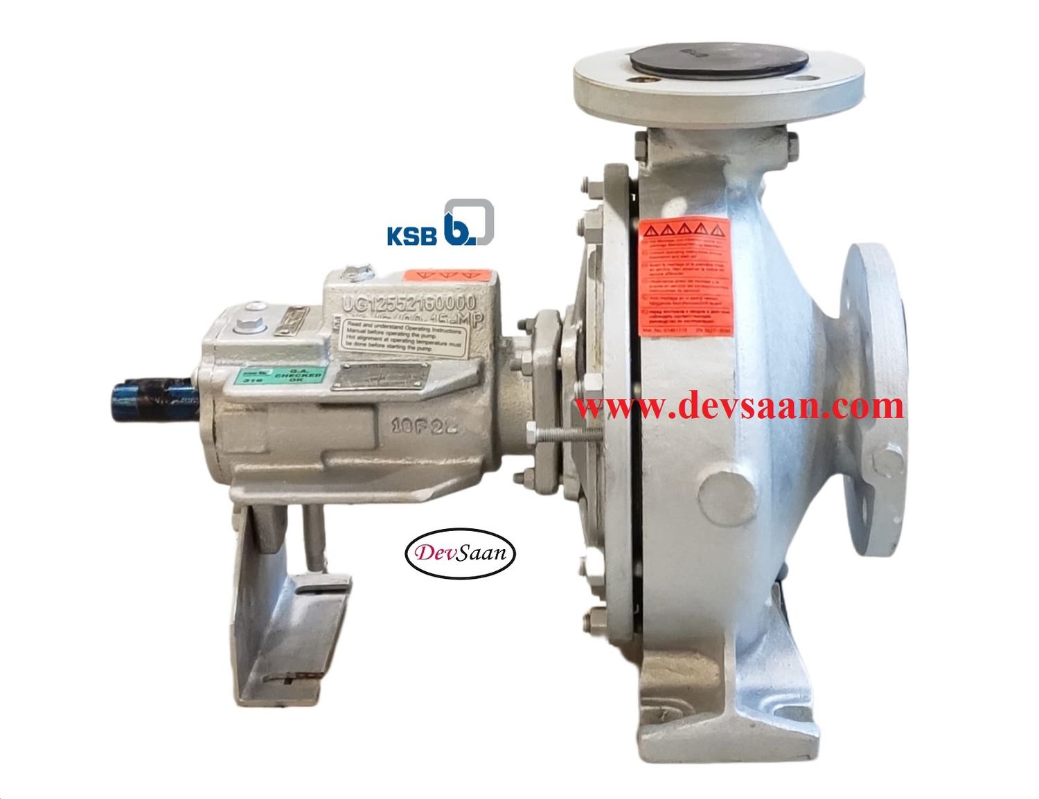 Thermic Fluid Pump Etanorm SYT ETNY 065-050-200 Pompa Sentrifugal Oli Panas