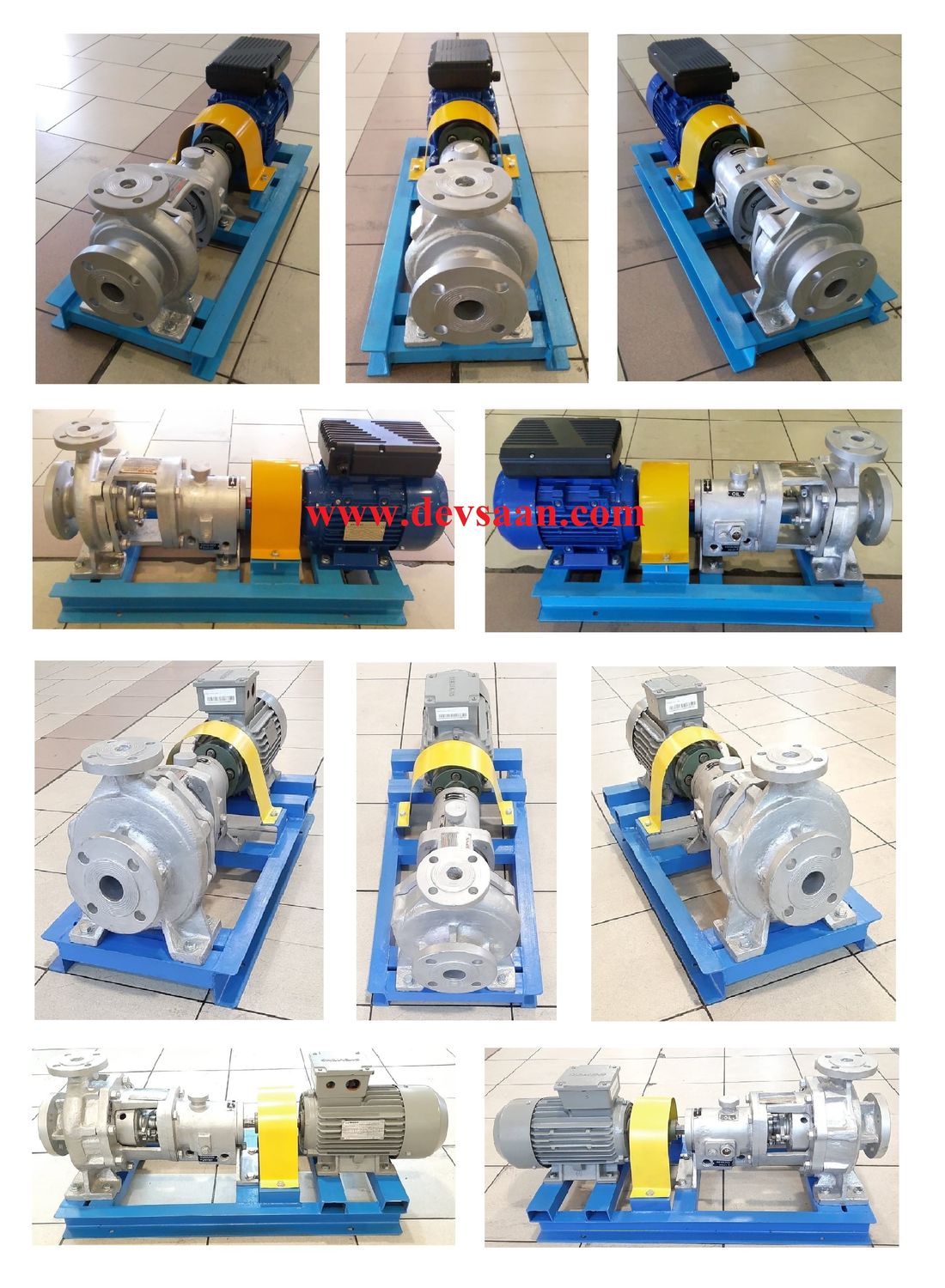 Thermic Fluid Pump FPE-TF 25-160 Pompa Sentrifugal Oli Panas