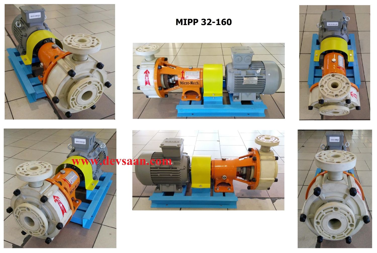 Centrifugal Pump Polypropylene MIPP 32-160 Pompa Sentrifugal