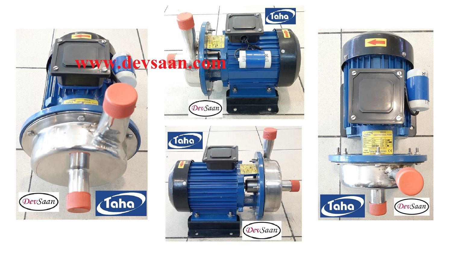 Centrifugal Pump SS-316 CFP-3 MB 1 Fase Pompa Sentrifugal Monoblok