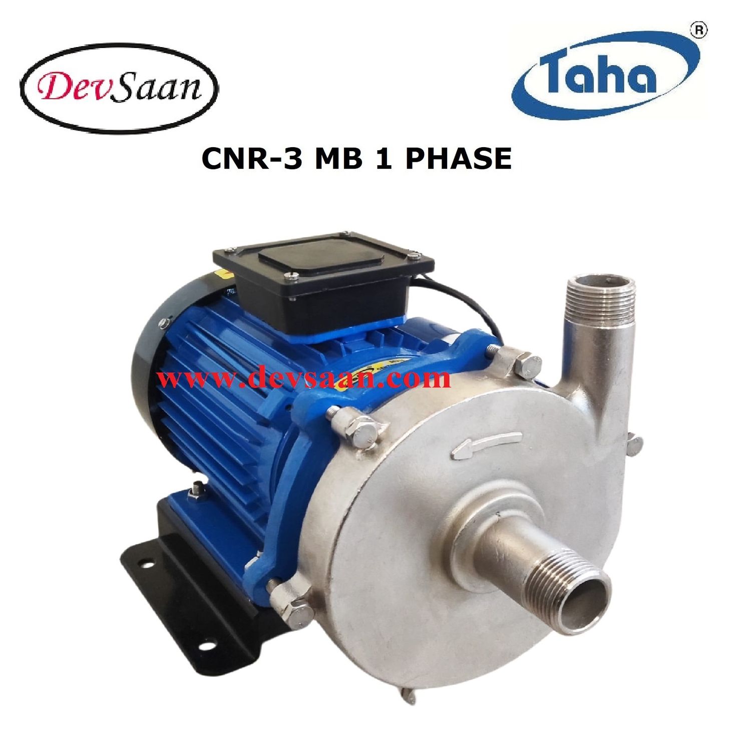 Centrifugal Pump SS-316 CNR-3 MB 1 Fase Pompa Sentrifugal Monoblok