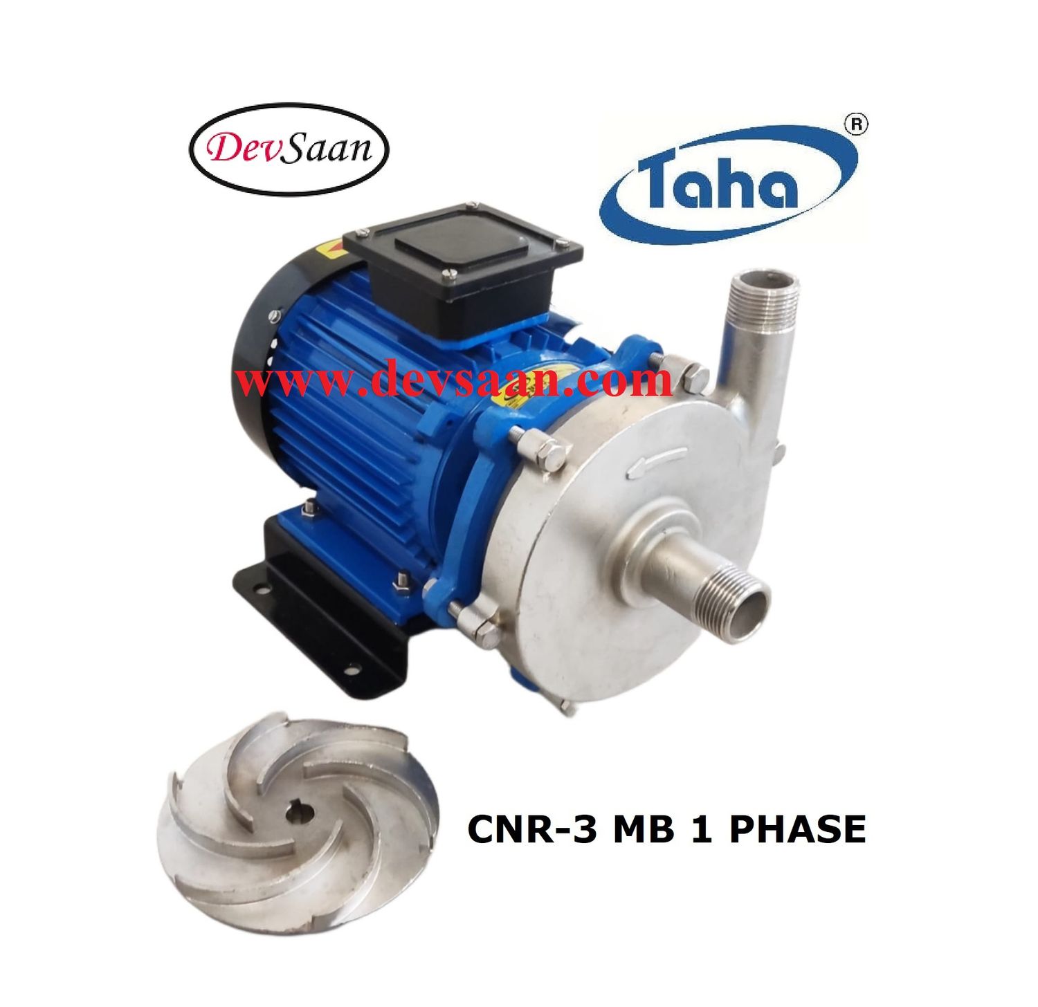Centrifugal Pump SS-316 CNR-3 MB 1 Fase Pompa Sentrifugal Monoblok