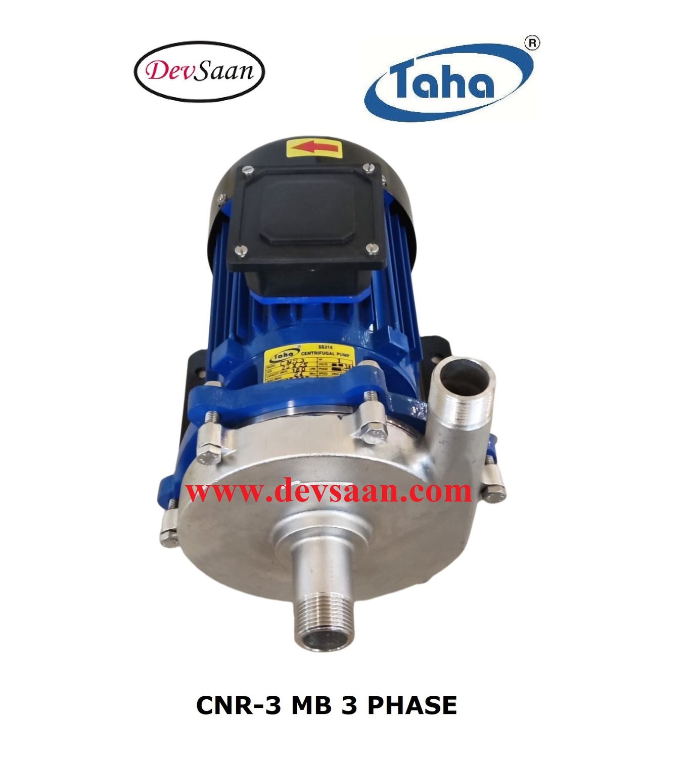 Centrifugal Pump SS-316 CNR-3 MB 3 Fase Pompa Sentrifugal Monoblok