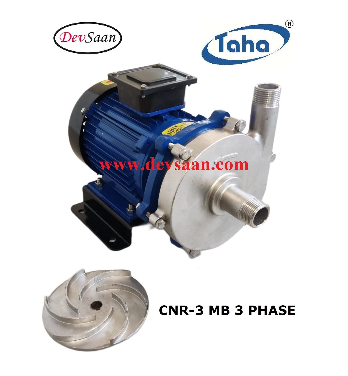 Centrifugal Pump SS-316 CNR-3 MB 3 Fase Pompa Sentrifugal Monoblok