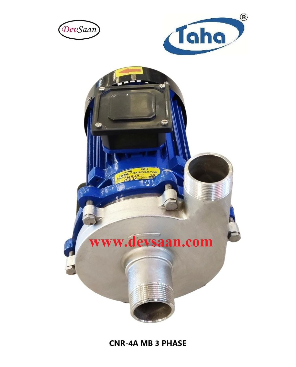 Centrifugal Pump SS-316 CNR-4A MB 3 Fase Pompa Sentrifugal Monoblok