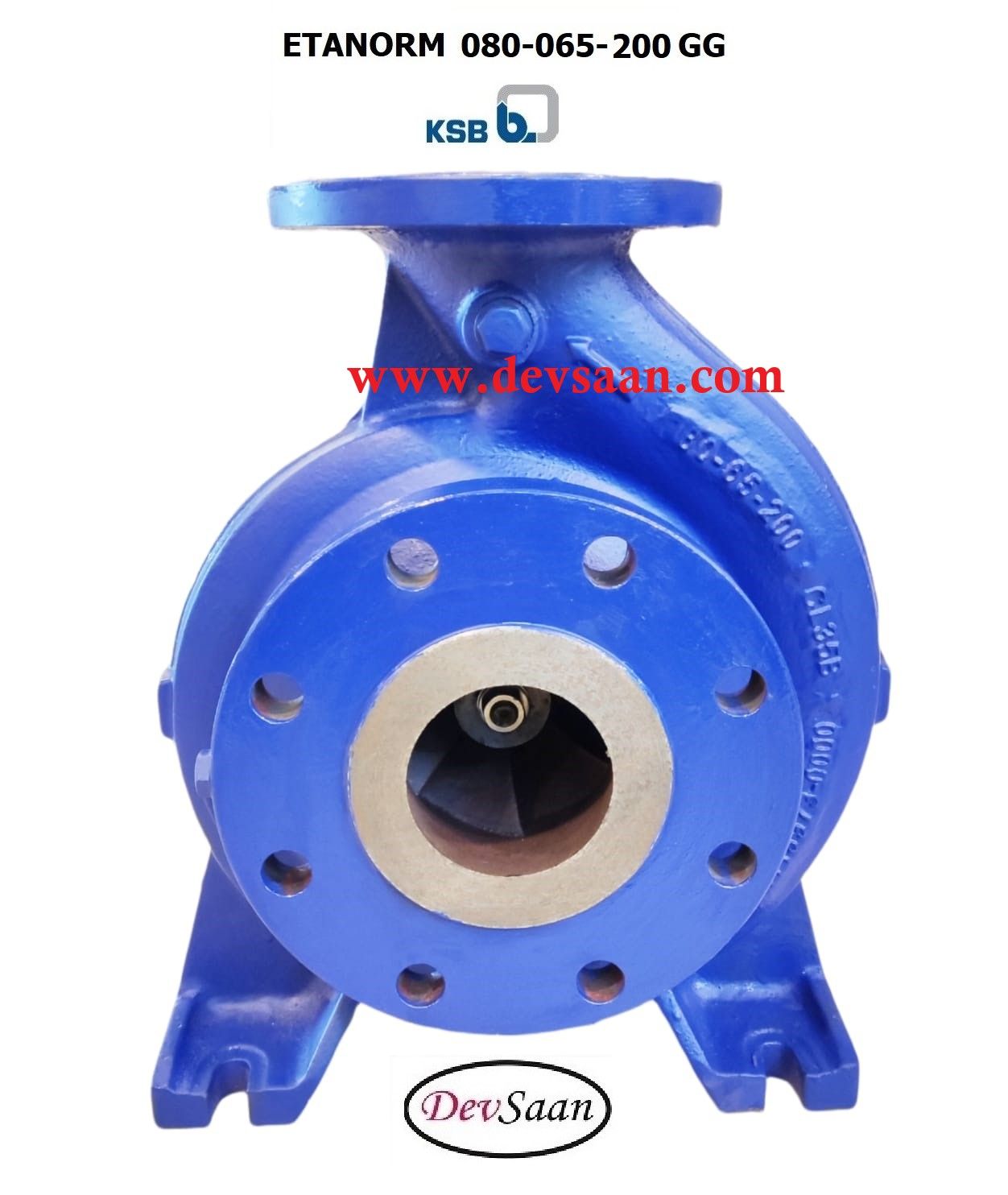 Centrifugal Pump End Suction KSB Etanorm ETN 080-065-200 GG