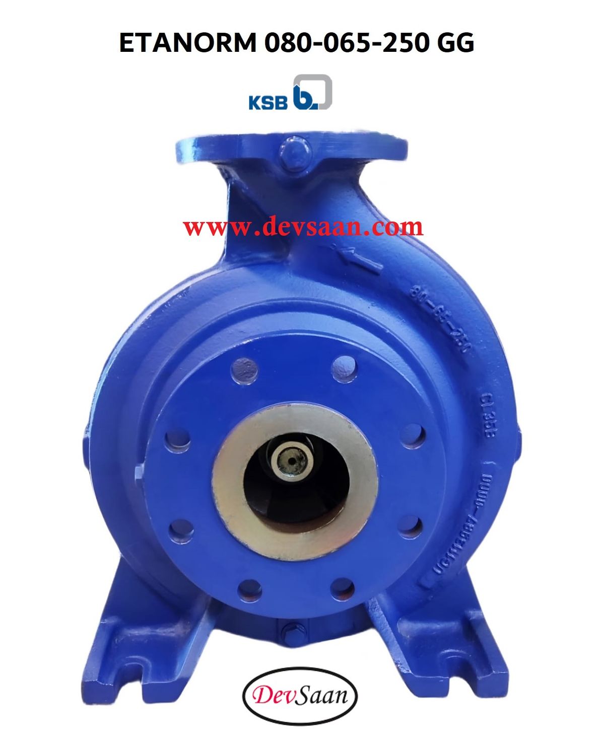 Centrifugal Pump End Suction KSB Etanorm ETN 080-065-250 GG