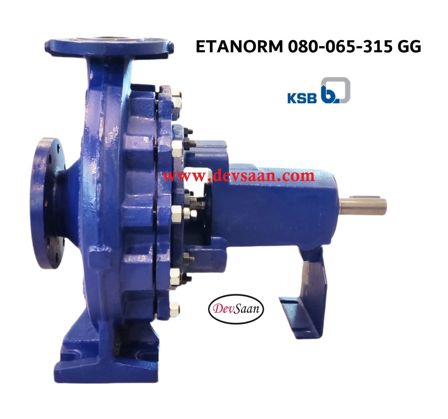 Centrifugal Pump End Suction KSB Etanorm ETN 080-065-315 GG