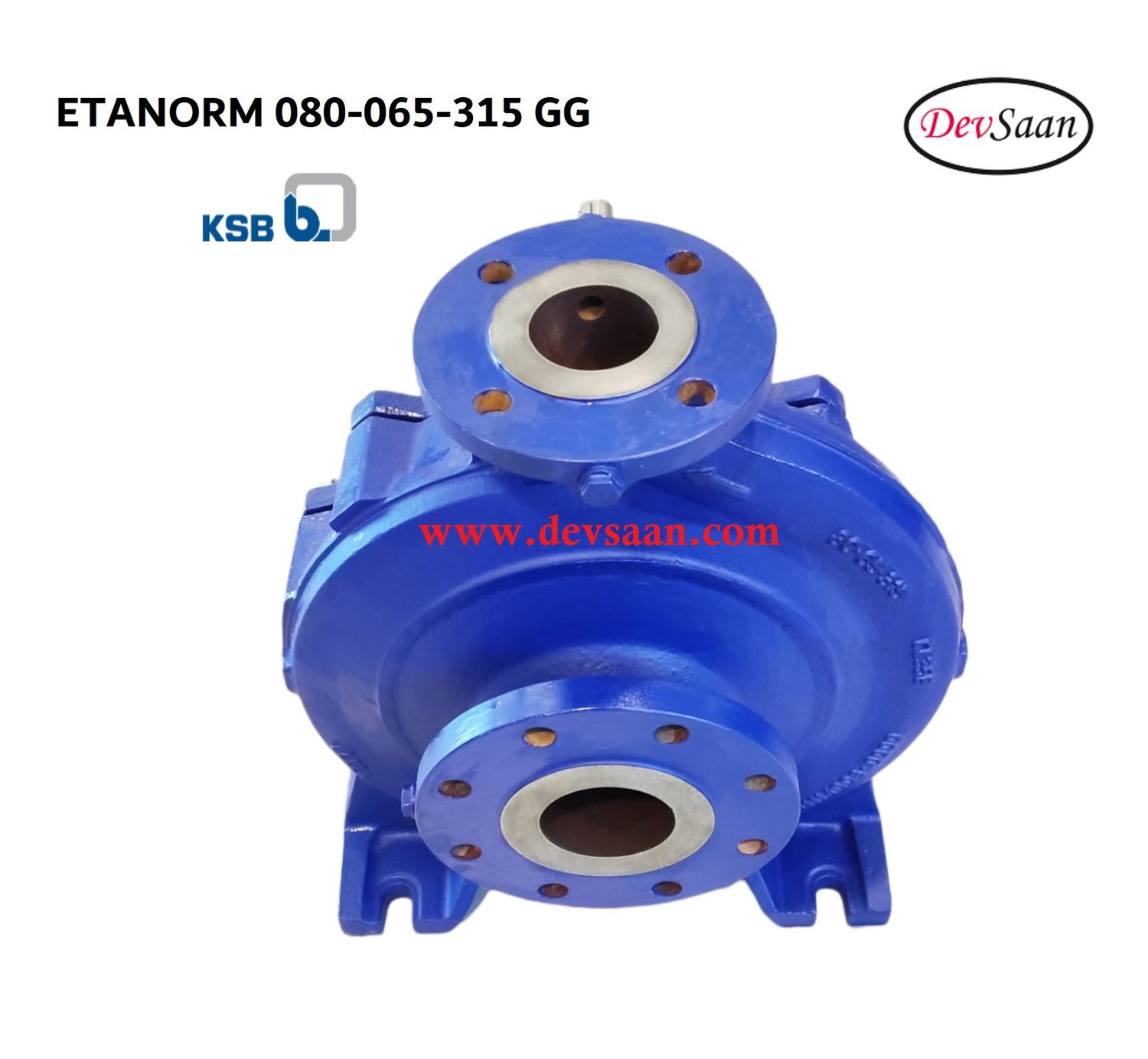 Centrifugal Pump End Suction KSB Etanorm ETN 080-065-315 GG
