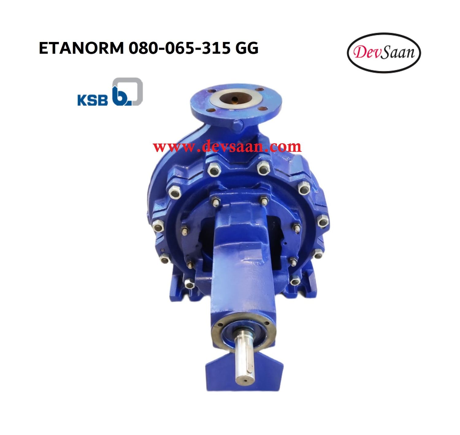 Centrifugal Pump End Suction KSB Etanorm ETN 080-065-315 GG