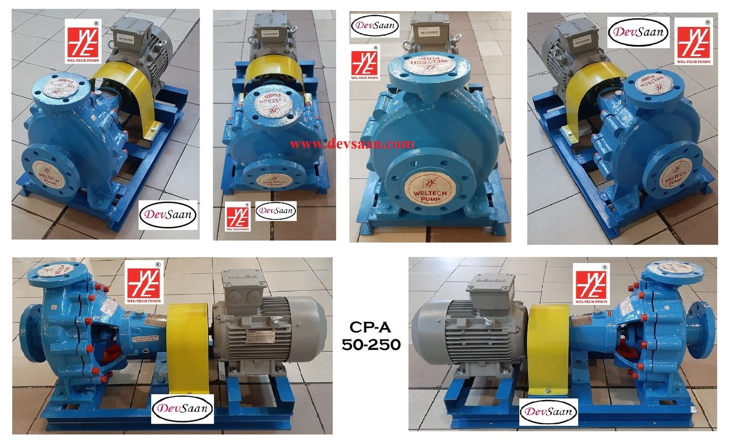Centrifugal Pump Semi-Open Impeller CP-A 50-250 Pompa Sentrifugal