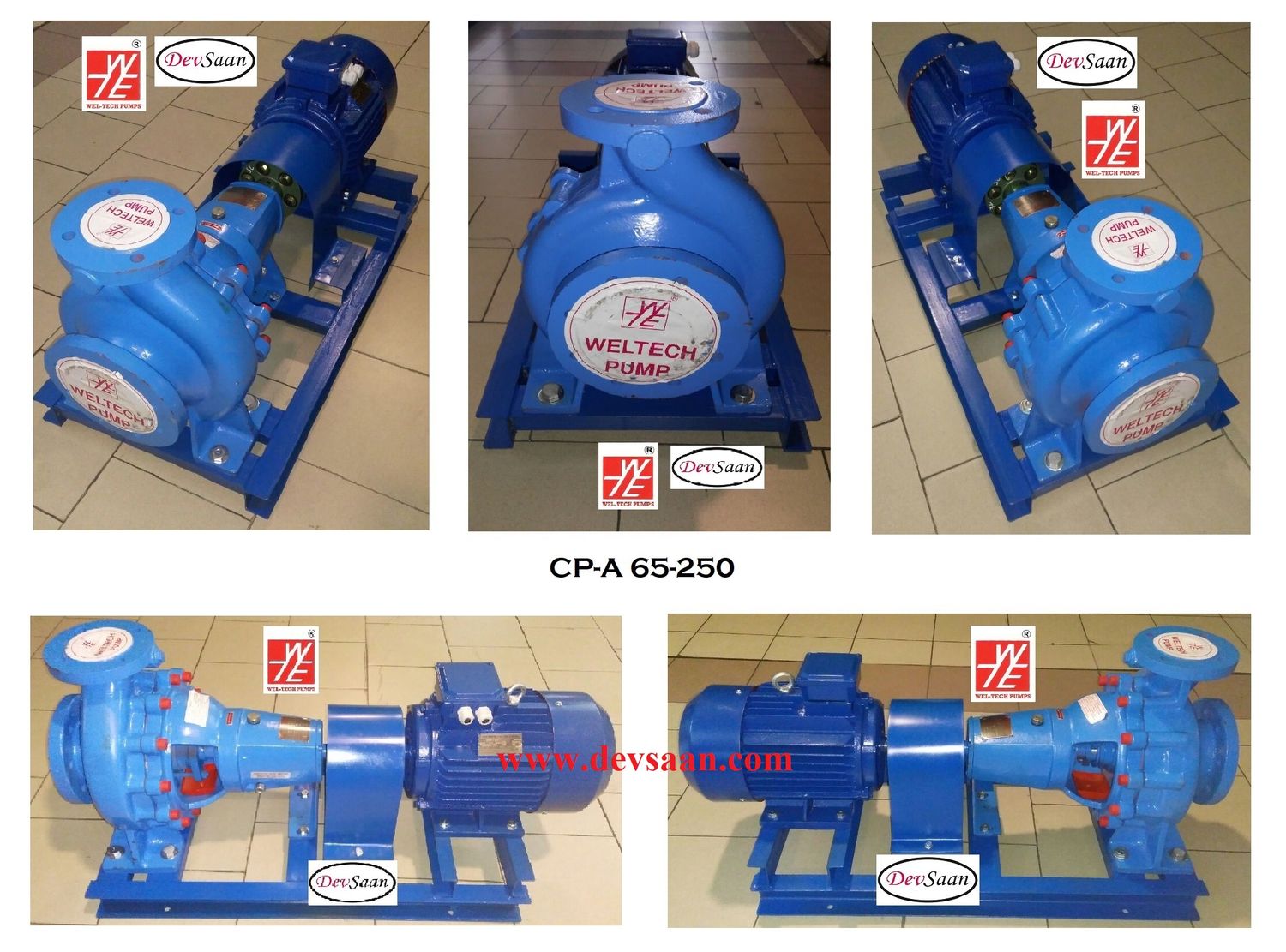 Centrifugal Pump Semi-Open Impeller CP-A 65-250 Pompa Sentrifugal