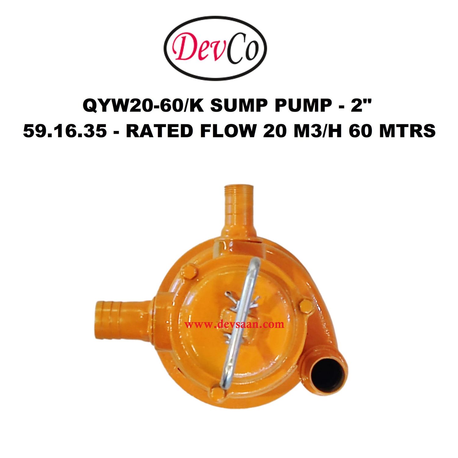 Pneumatic Sump Pump QYW20-60/K Pompa Celup Pneumatik 2"