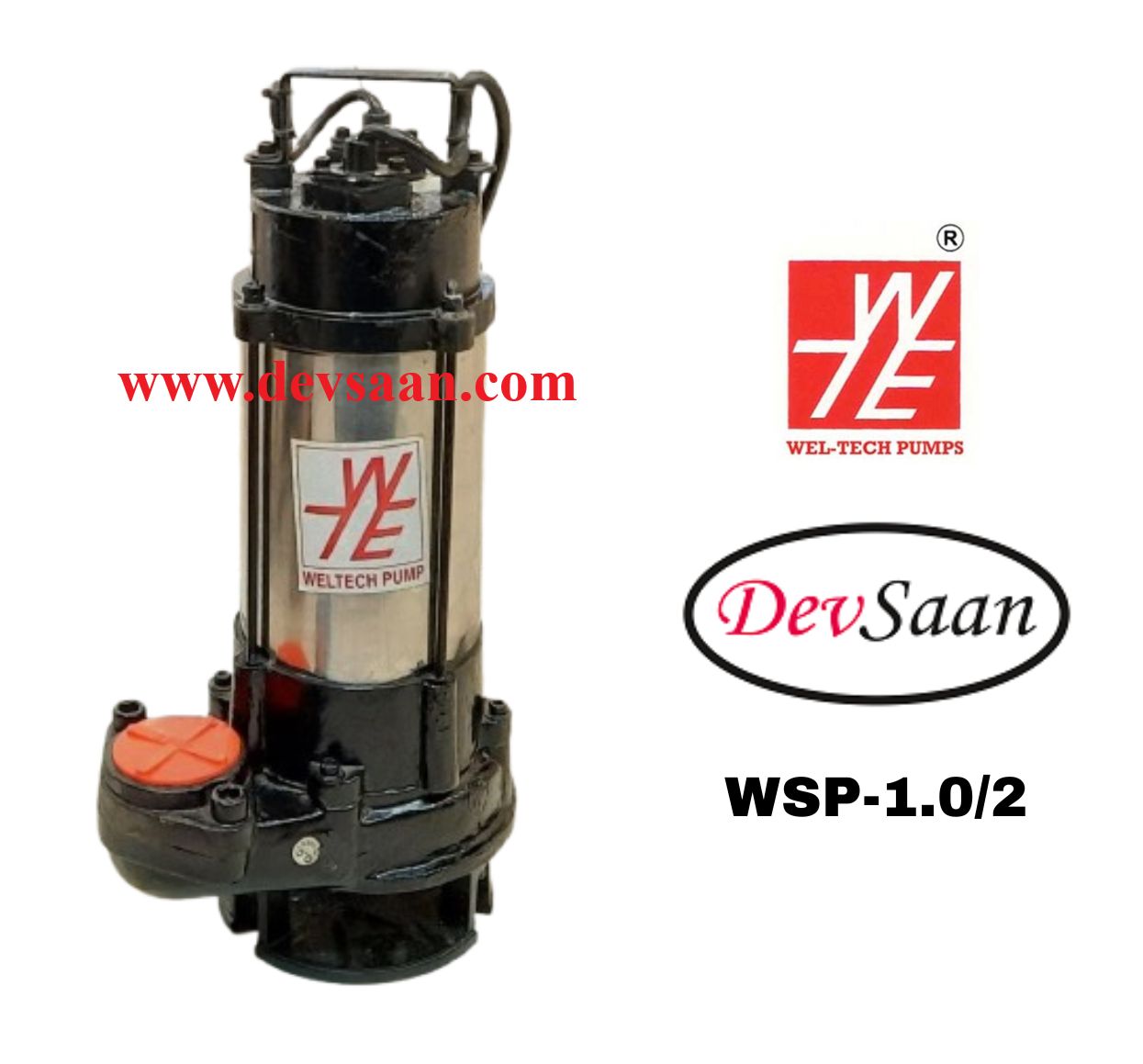 Openwell Submersible Pump WSP-1.0/2 Pompa Celup Air Kotor