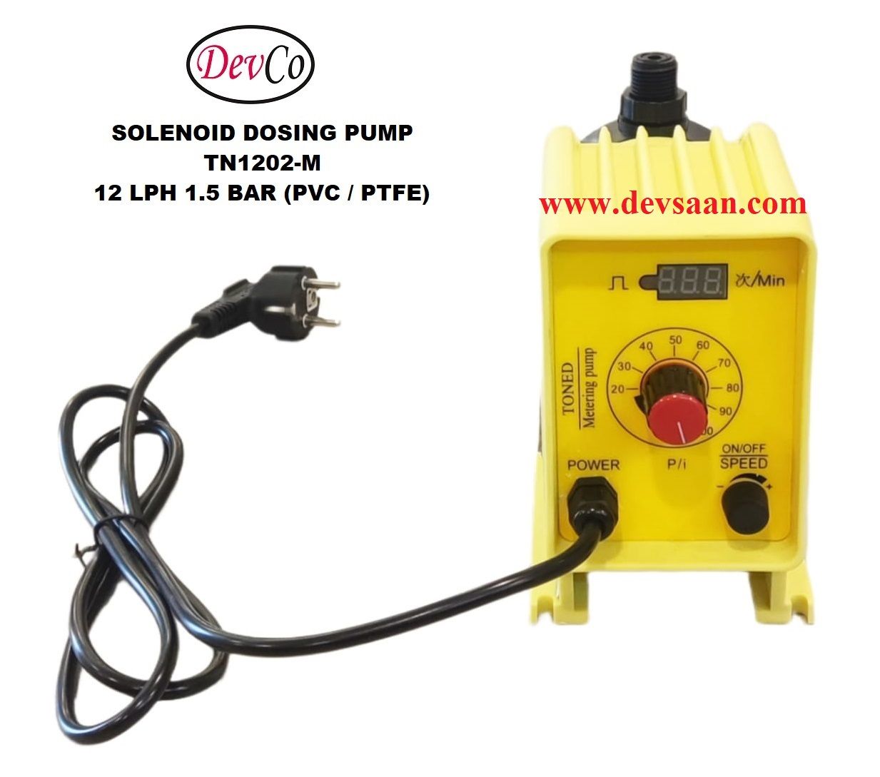 Pompa Dosing Solenoid TN1202-M Diaphragm Metering Pump