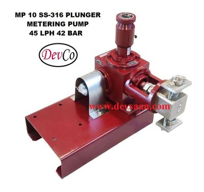 Pompa Dosing MP14542 SS-316 Plunger Metering Pump 45 LPH 42 Bar
