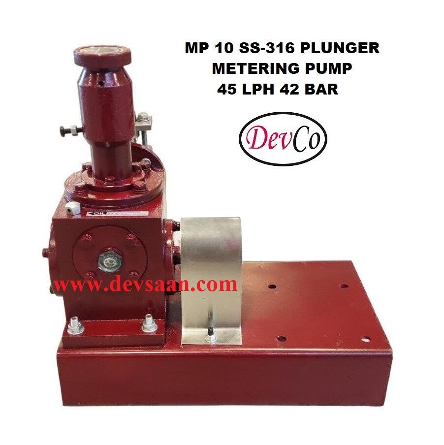 Pompa Dosing MP14542 SS-316 Plunger Metering Pump 45 LPH 42 Bar