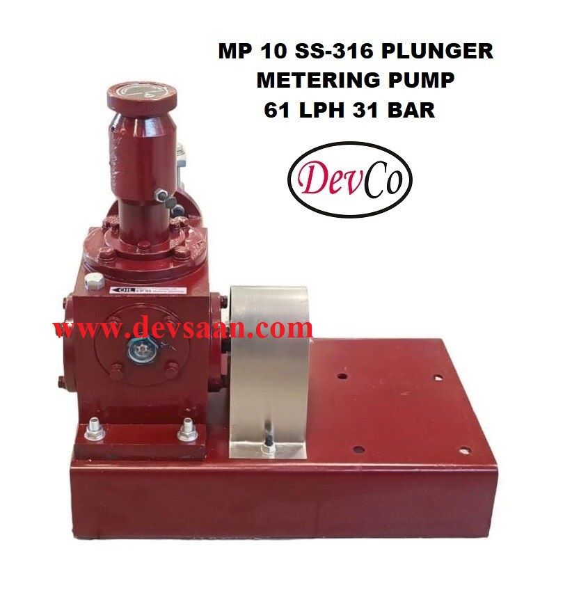 Pompa Dosing MP16131 SS-316 Plunger Metering Pump 61 LPH 31 Bar