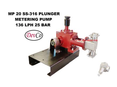 Pompa Dosing MP213625 SS-316 Plunger Metering Pump 136 LPH 25 Bar