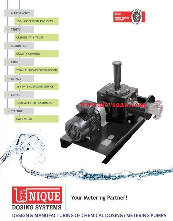 Pompa Dosing UDH 2020 Hydraulic Diaphragm Pump 164 LPH 7 Bar