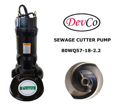 Sewage Cutter Pump 80WQ57-18-2.2 Pompa Celup Air Kotor