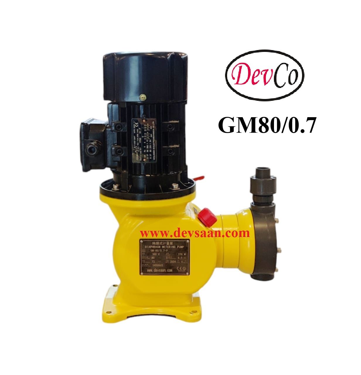Pompa Dosing GM PVC Mechanical Diaphragm Metering Pump 80 LPH