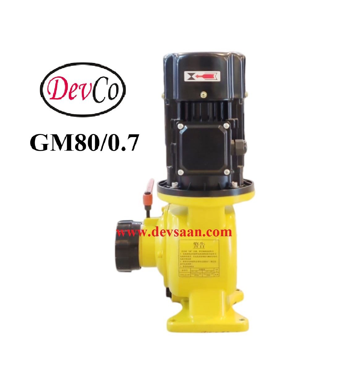 Pompa Dosing GM PVC Mechanical Diaphragm Metering Pump 80 LPH