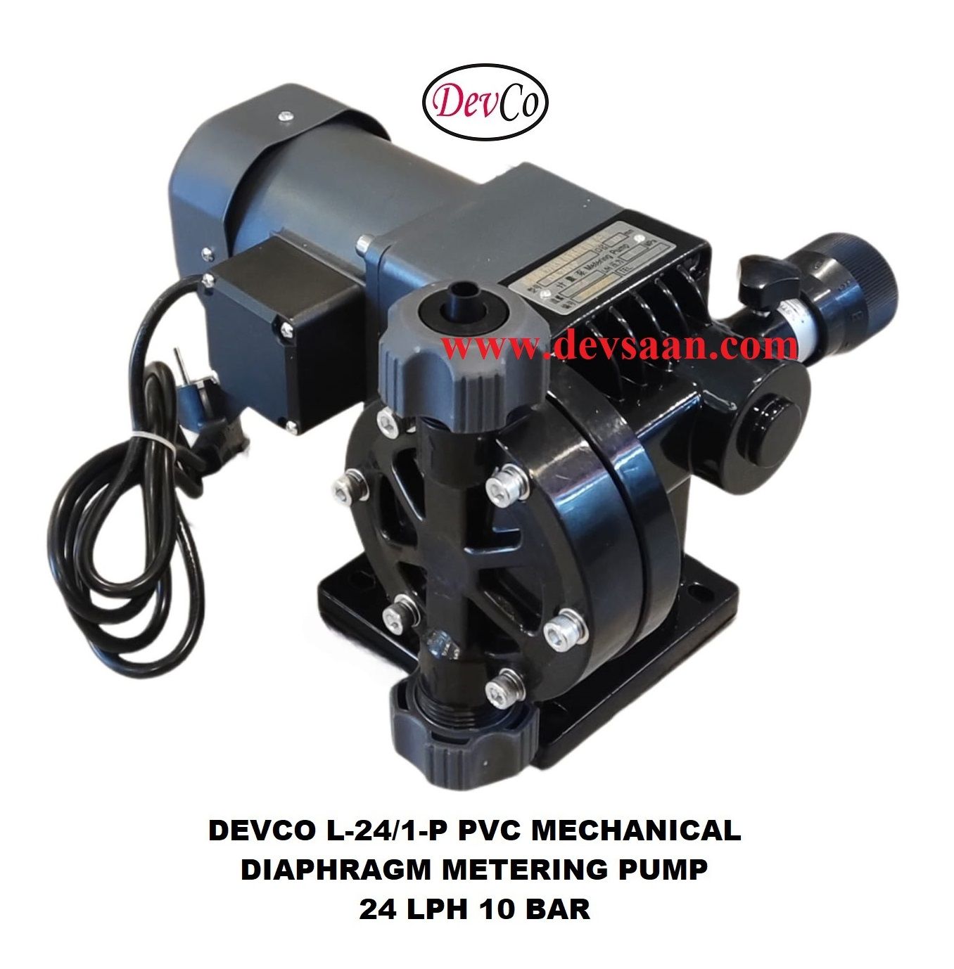 Pompa Dosing L-24-1-P Mechanical Diaphragm Metering Pump Pompa Dosing L-24-1-P Mechanical Diaphragm Metering Pump