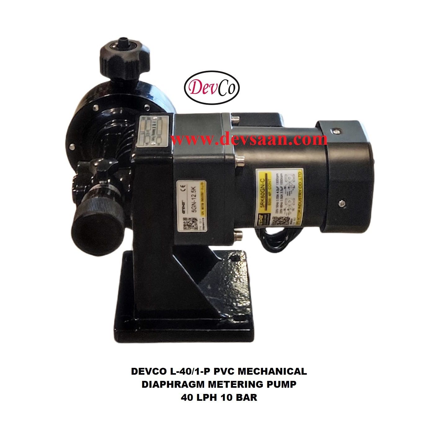 Pompa Dosing L-40-1-P Mechanical Diaphragm Metering Pump