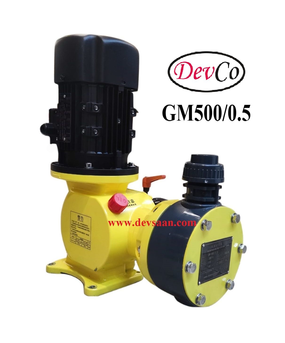 Pompa Dosing GM PVC Mechanical Diaphragm Metering Pump 500 LPH