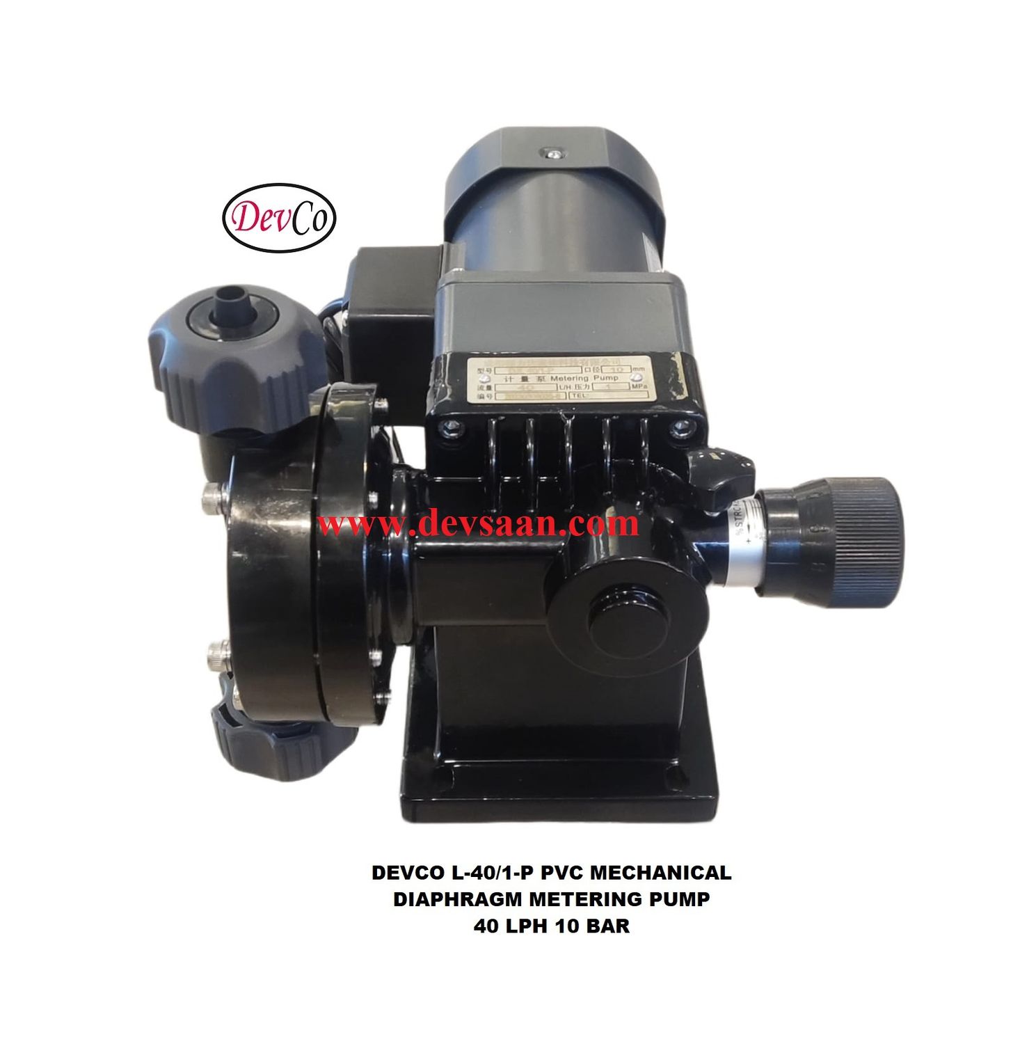 Pompa Dosing L-40-1-P Mechanical Diaphragm Metering Pump
