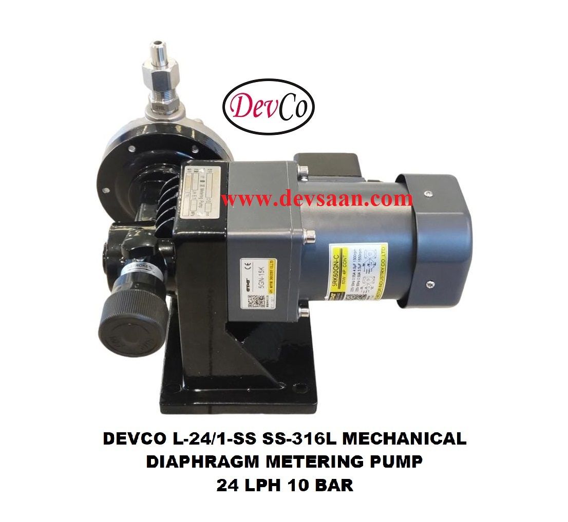 Pompa Dosing L-24-1-SS Mechanical Diaphragm Metering Pump