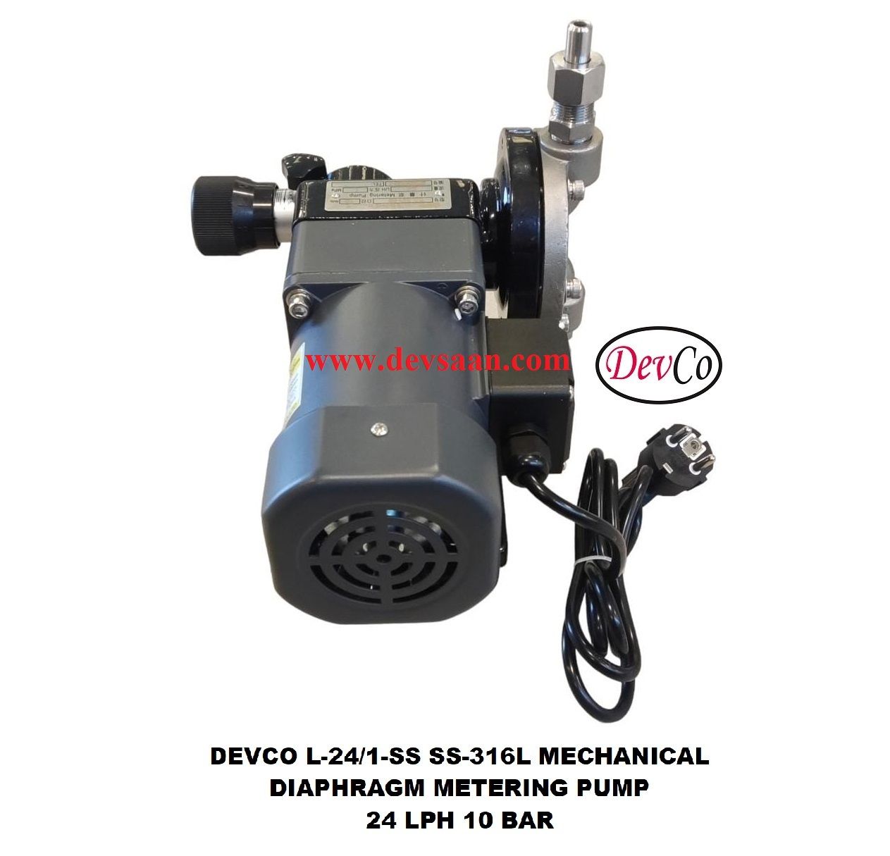 Pompa Dosing L-24-1-SS Mechanical Diaphragm Metering Pump