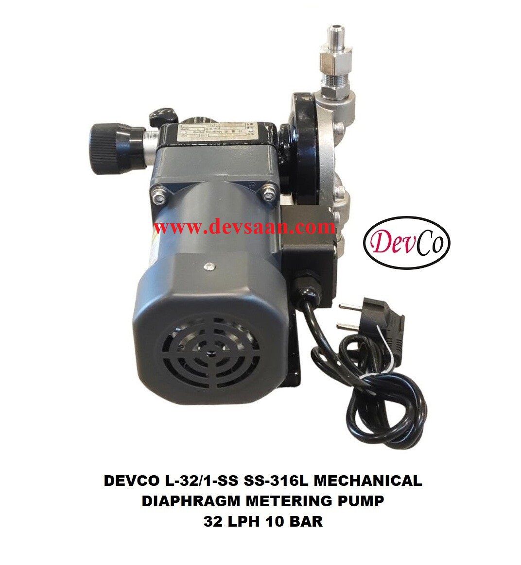 Pompa Dosing L-32-1-SS Mechanical Diaphragm Metering Pump