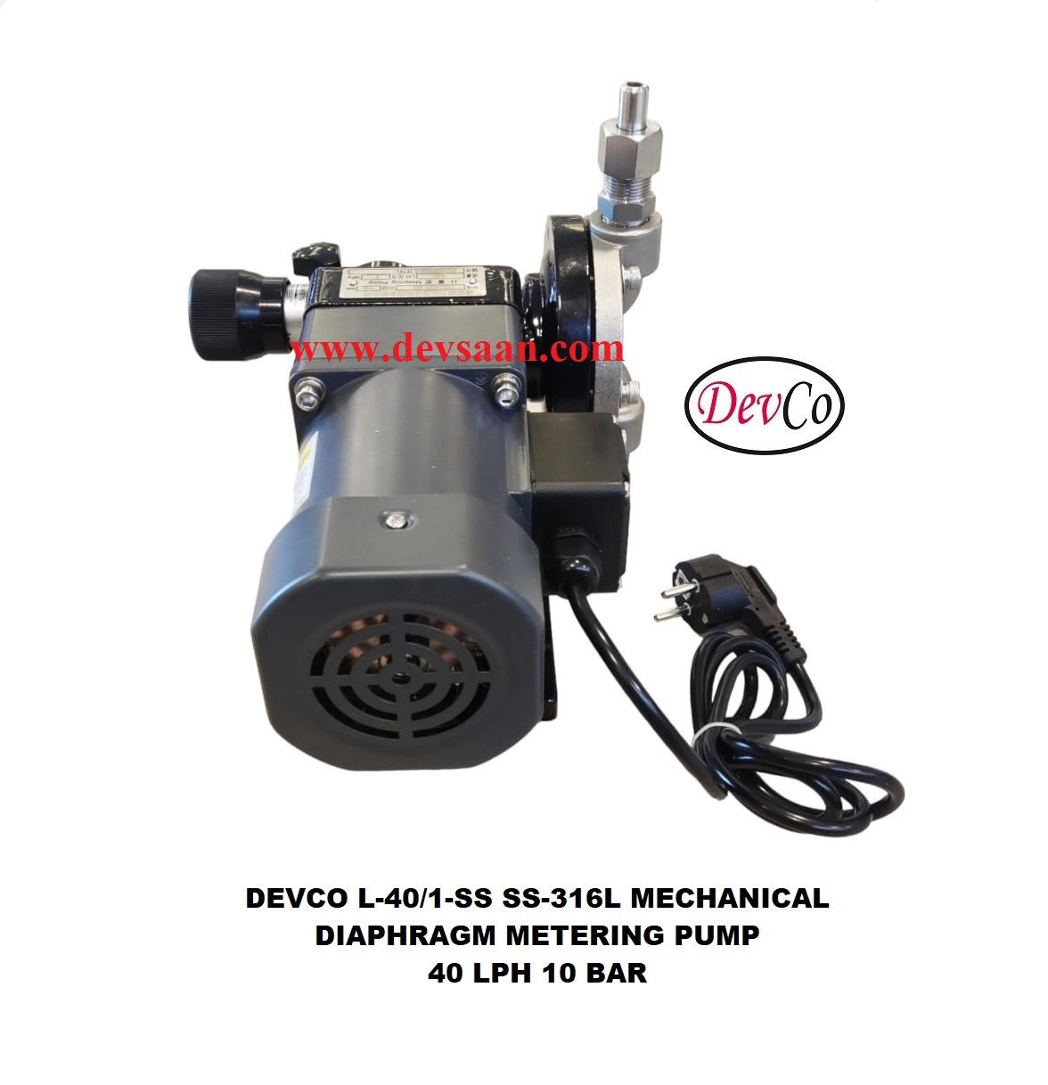 Pompa Dosing L-40-1-SS Mechanical Diaphragm Metering Pump