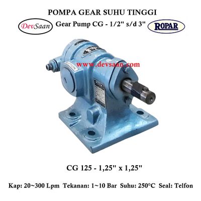 Gear Pump Helikal CG 125 Pompa Roda Gigi