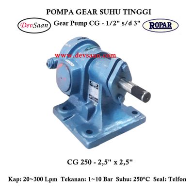 Gear Pump Helikal CG 250 Pompa Roda Gigi