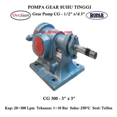 Gear Pump Helikal CG 300 Pompa Roda Gigi