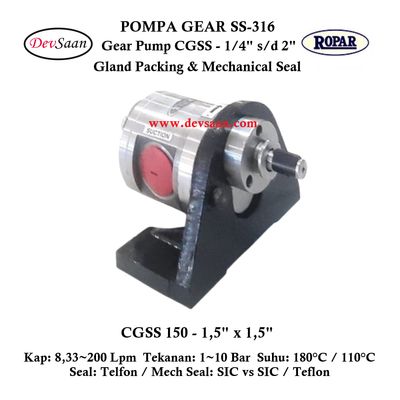 Gear Pump CGSS 150 (GP) Pompa Roda Gigi