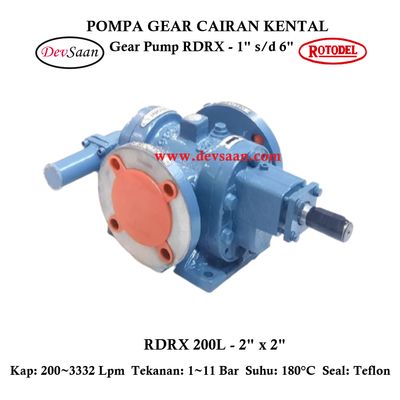 Gear Pump Rotari RDRX 200L Pompa Roda Gigi
