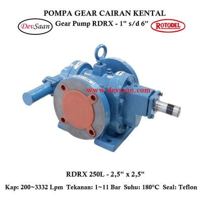 Gear Pump Rotari RDRX 250L Pompa Roda Gigi