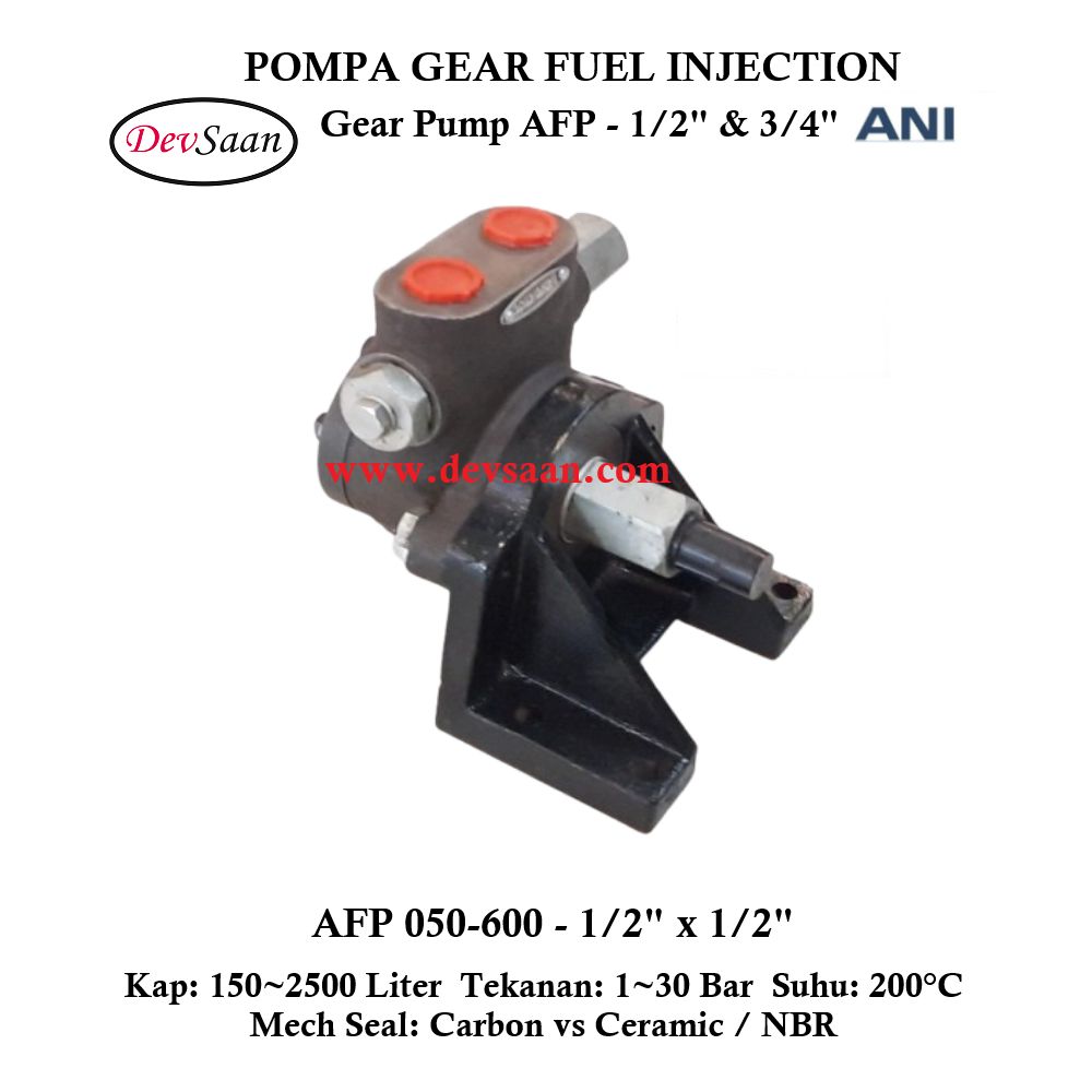 Internal Gear Pump AFP-050-600 Pompa Fuel Injection