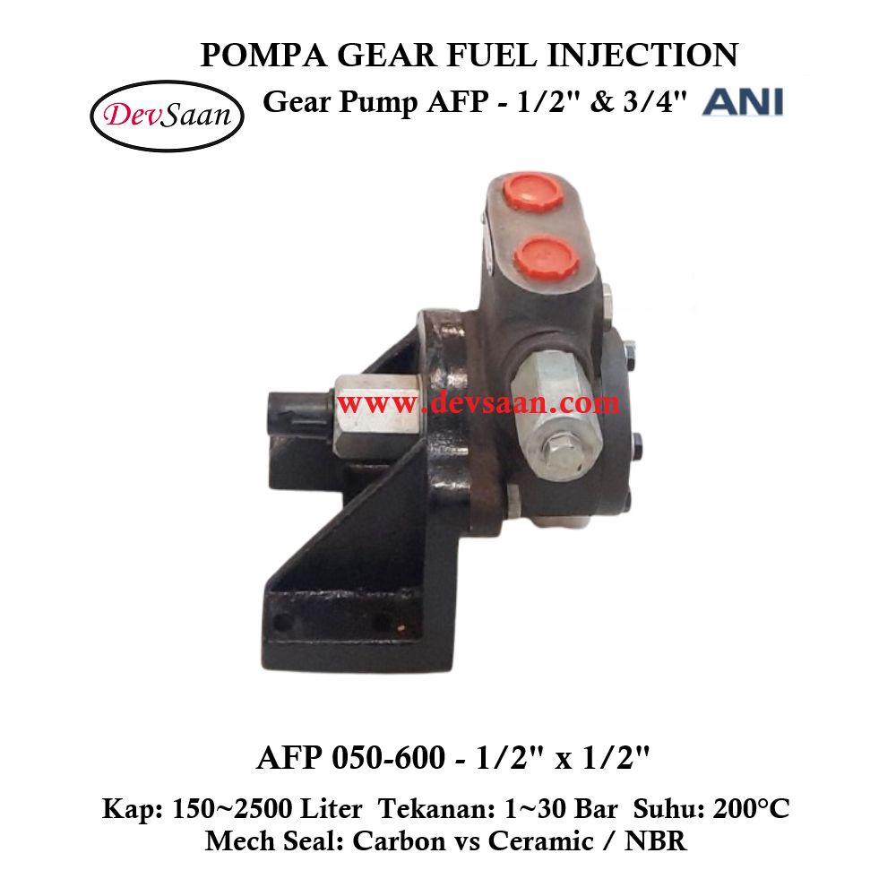 Internal Gear Pump AFP-050-600 Pompa Fuel Injection